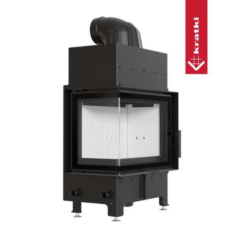 Eck-Kamineinsatz Kratki Floki S mit 8 kW