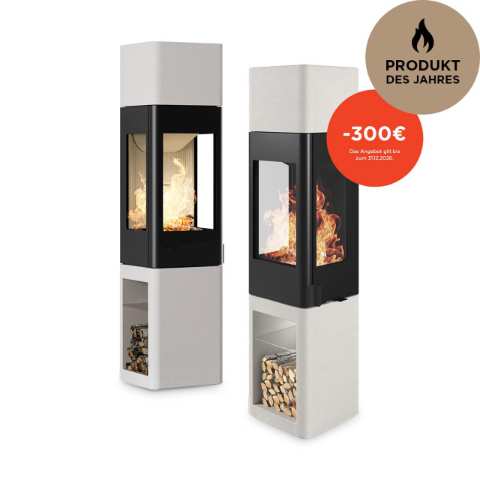 Kaminofen Nordpeis YoU Colorado White High 6,6 kW