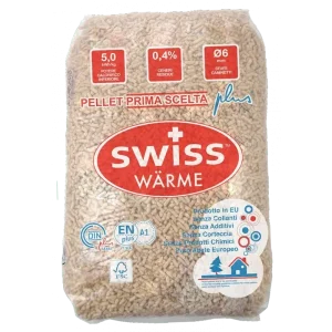Natur'Suisse Nadelholzpellets EN+A1 DIN+, Palette mit 70 x 15 kg Säcken