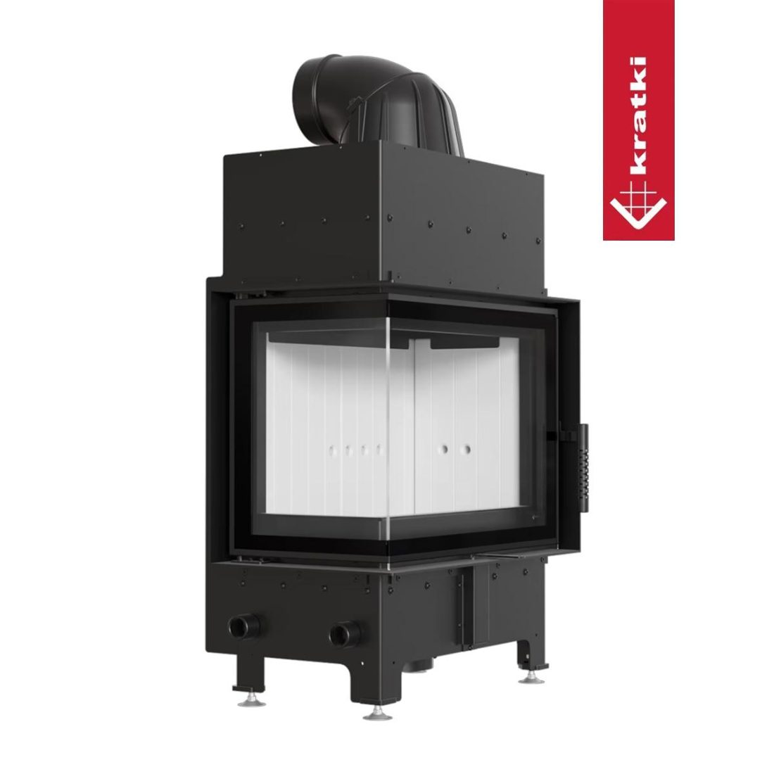 Eck-Kamineinsatz Kratki Floki S mit 8 kW – Image 2