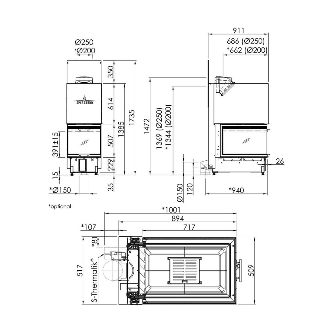Kamineinsatz Spartherm Arte U-70h 11 kW – Image 4