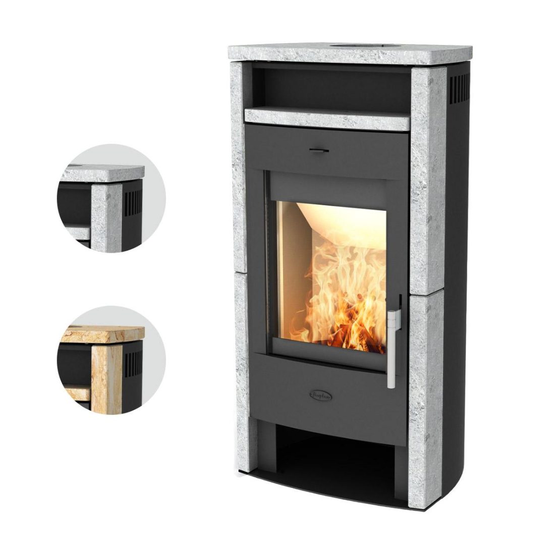 Kaminofen Fireplace Elite Budapest 6 kW – Image 5