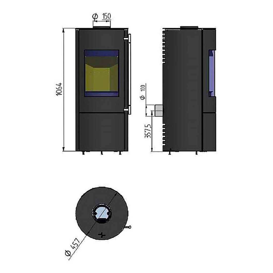 Kaminofen Haas und Sohn Lure HSC mit 5,5 kW – Image 4