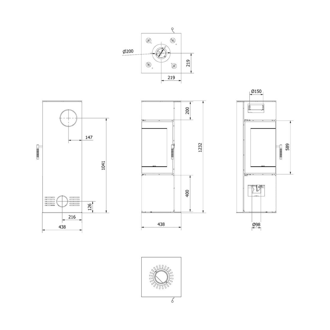 Kaminofen ILDNord Odyn 8 kW – Image 6