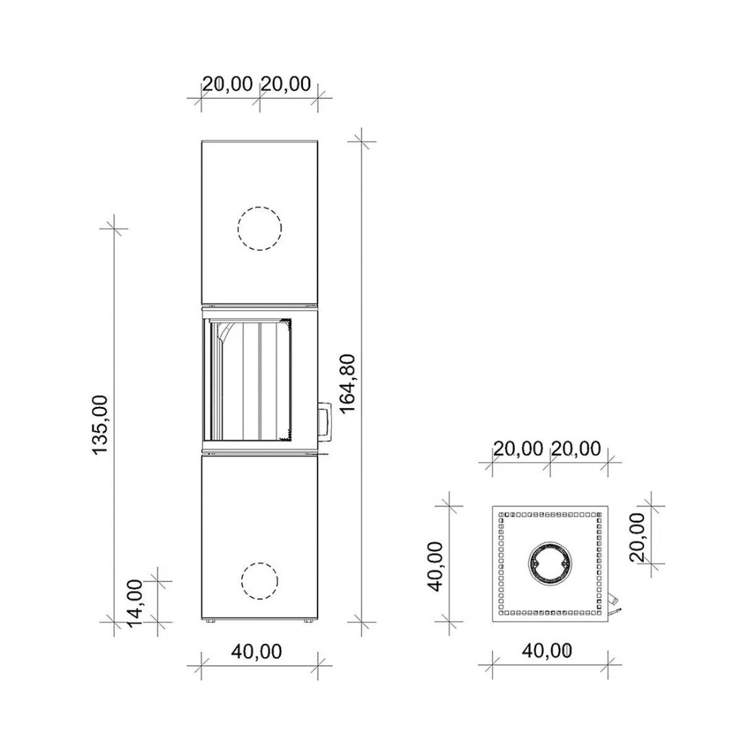 Kaminofen Neocube S10XL Black & White Sonderedition 5,4 kW inkl. Wärmespeicher – Image 5