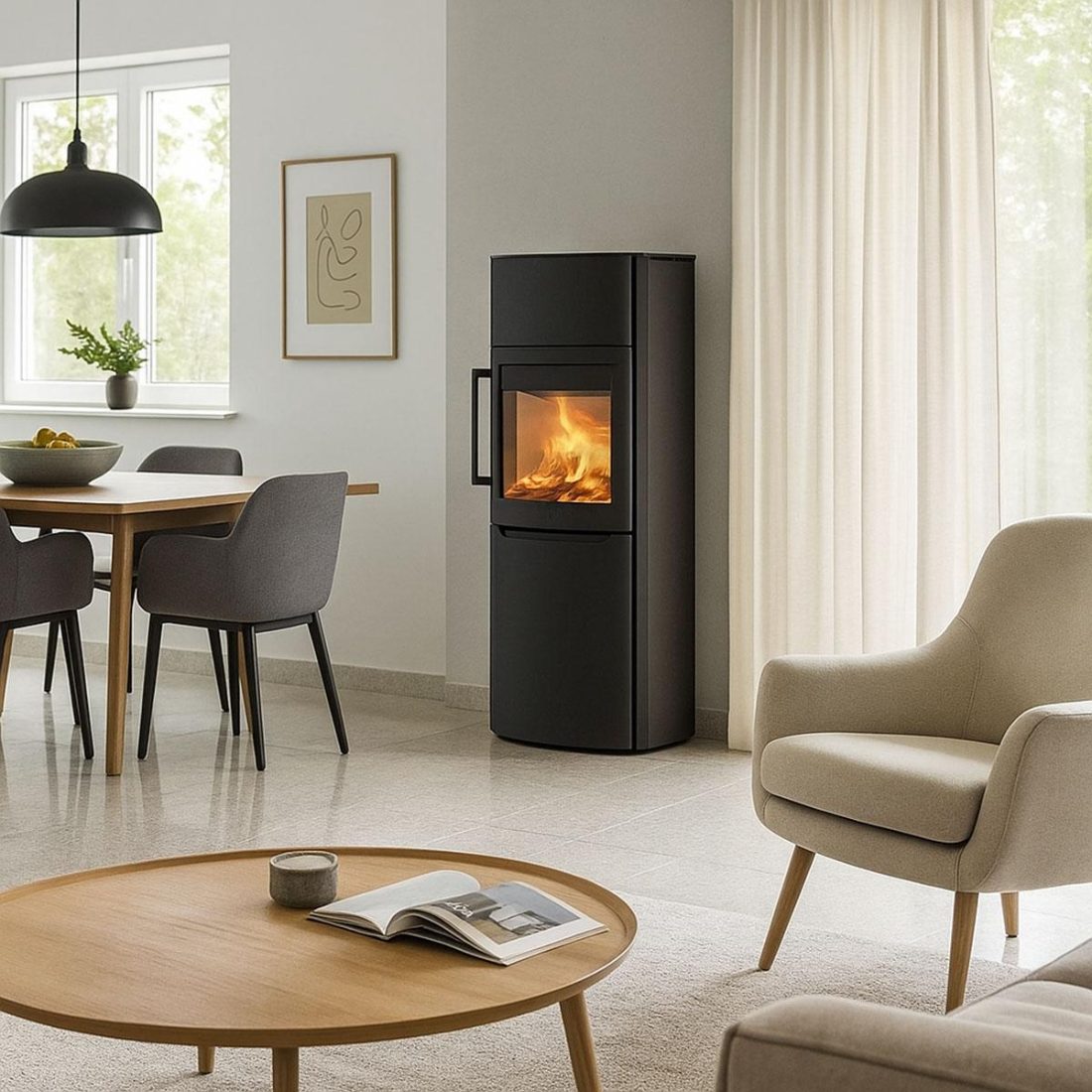 Kaminofen Wiking Pala 6, 7 kW – Image 3