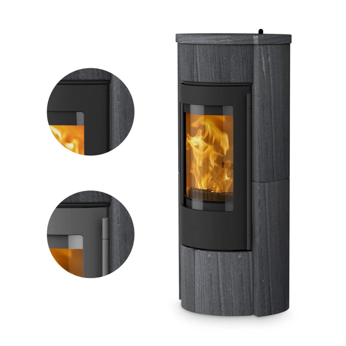 Kaminofen Lotus Prestige M Indian Night 5 kW – Image 5