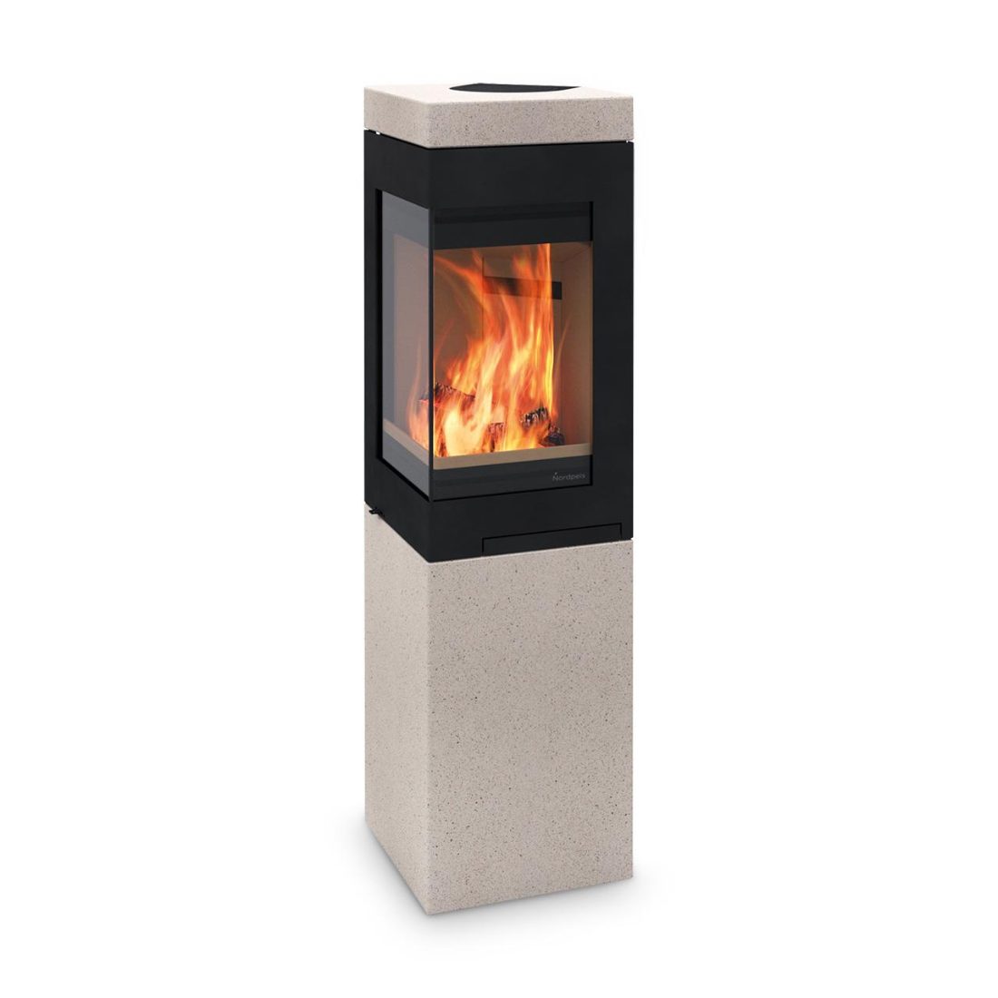 Kaminofen Nordpeis Quadro Colorado 6 kW – Image 2