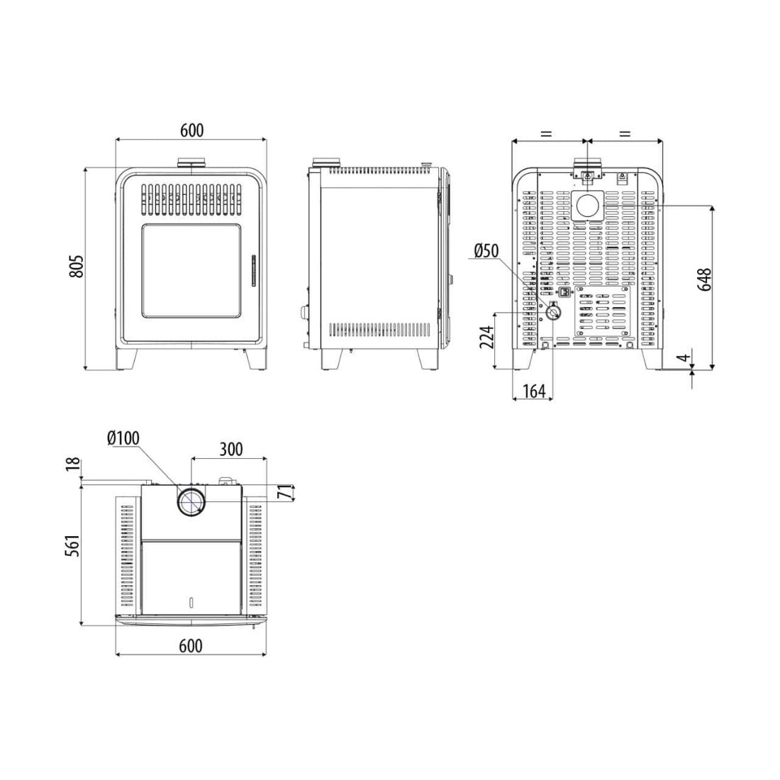 Pelletofen MCZ Cute Air 8 UP! 8 kW – Image 6