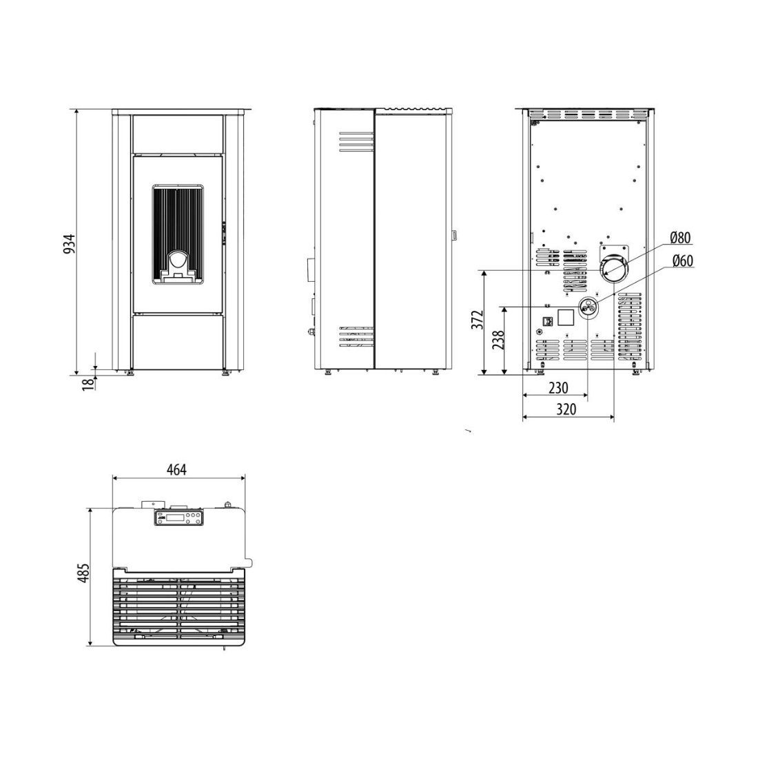 Pelletofen MCZ May Air 7 R S2 5S 6,2 kW – Image 4