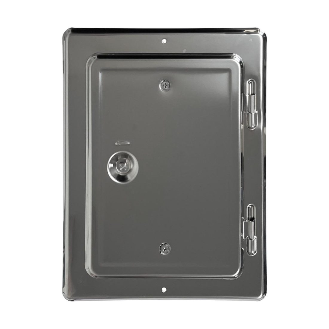 Kamintür Edelstahl Schornstein Tür Reinigungstür 14 x 20 cm Kamin – Image 2